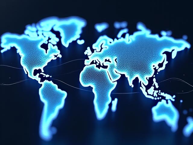 Global logistics coordination center with digital maps